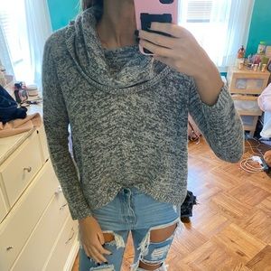 grew cowl neck sweater